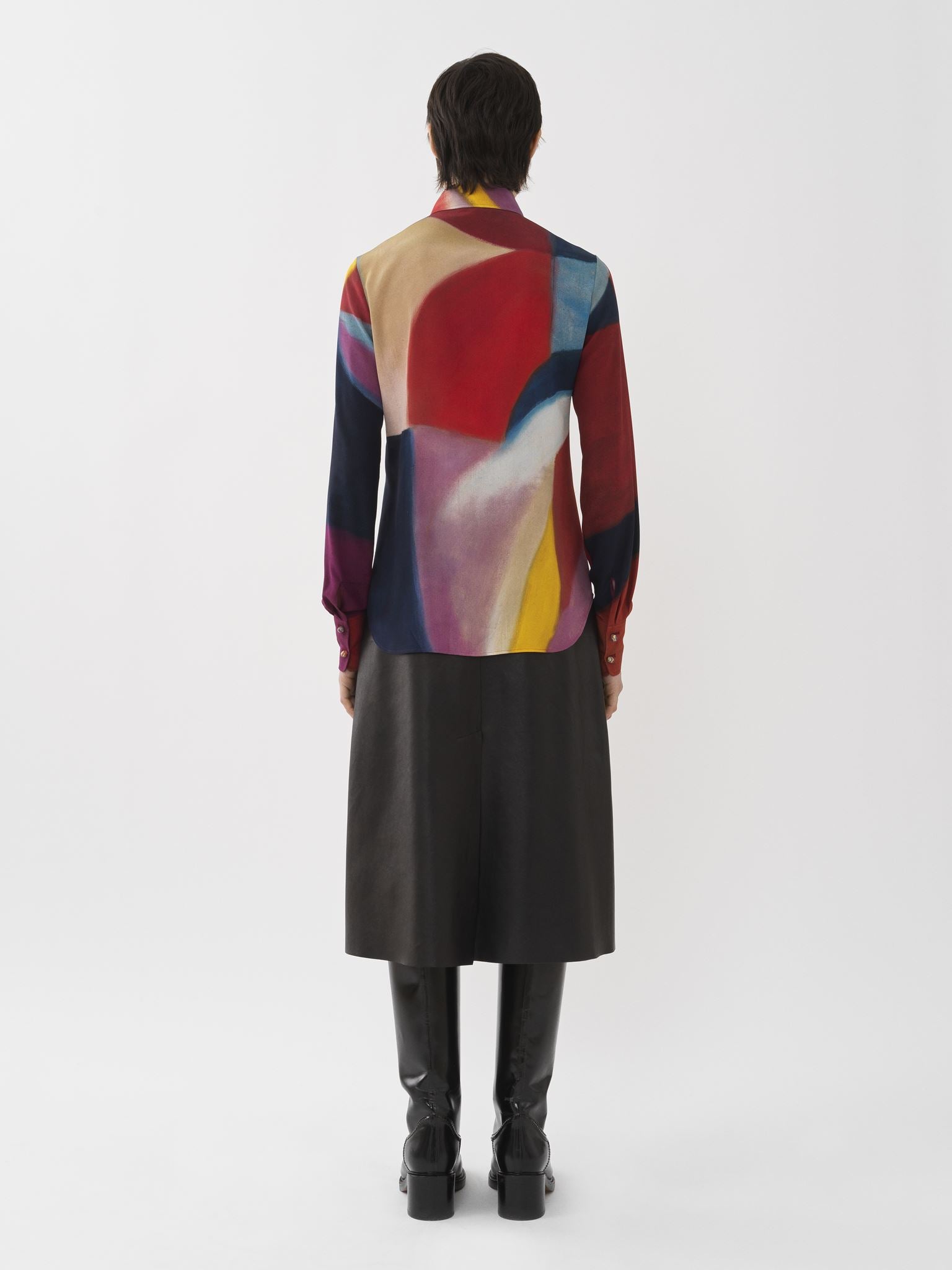 Chemise Caroline Denervaud en soie - Multicolor
