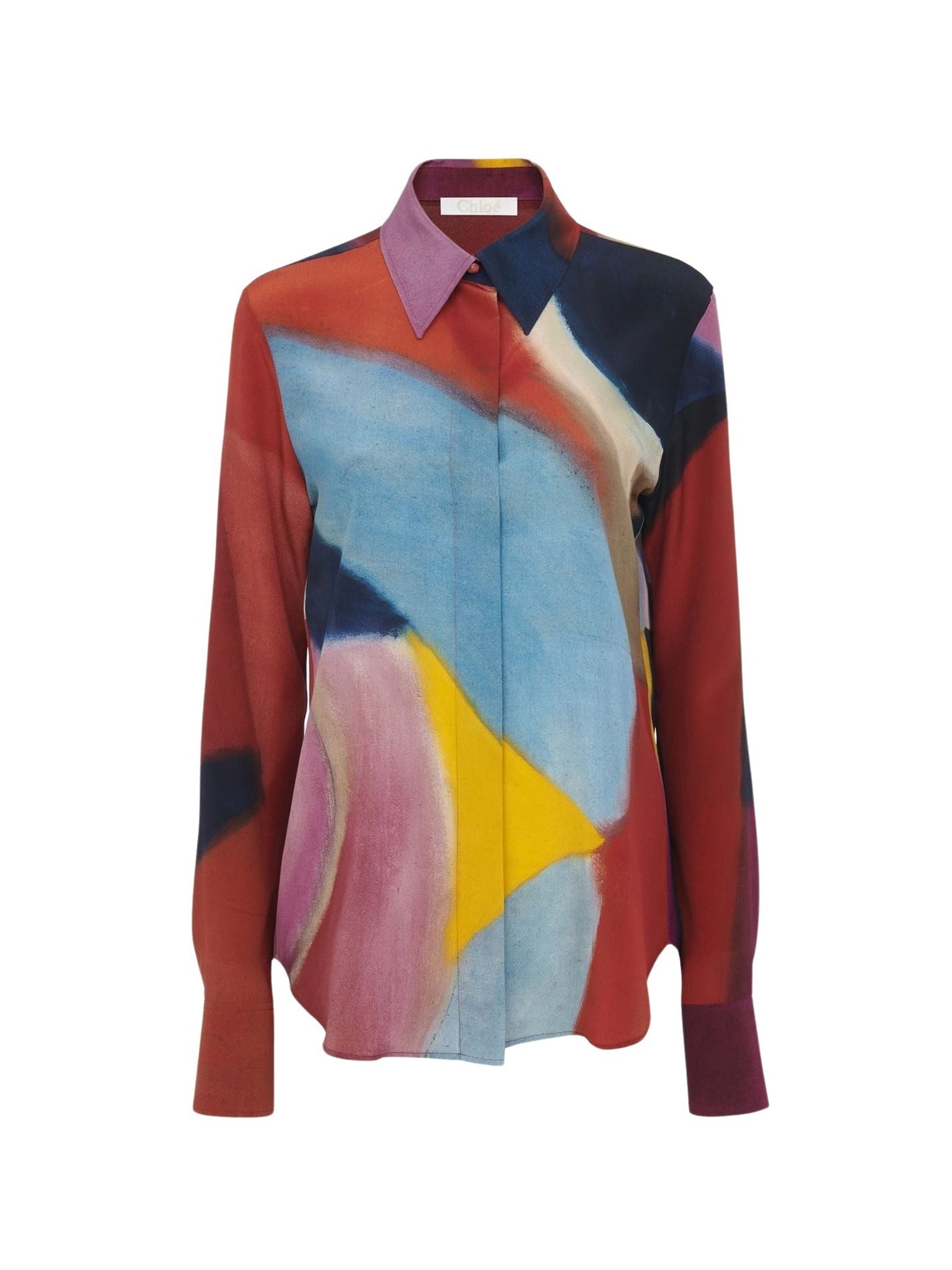 Chemise Caroline Denervaud en soie - Multicolor