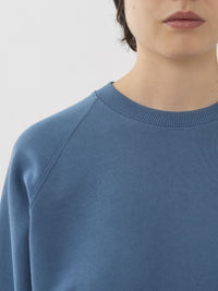 Sweat col rond - Bleu Pur