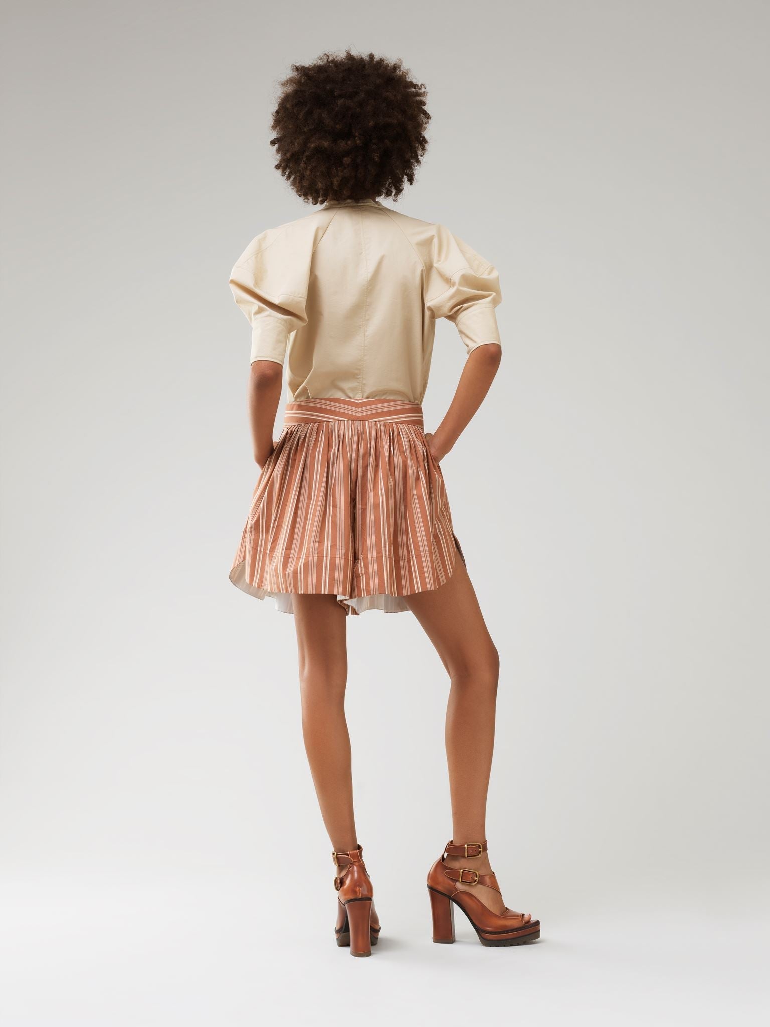 Short tulipe - Brun Ambré