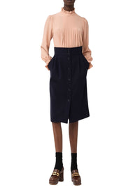 Jupe crayon - Ink Navy
