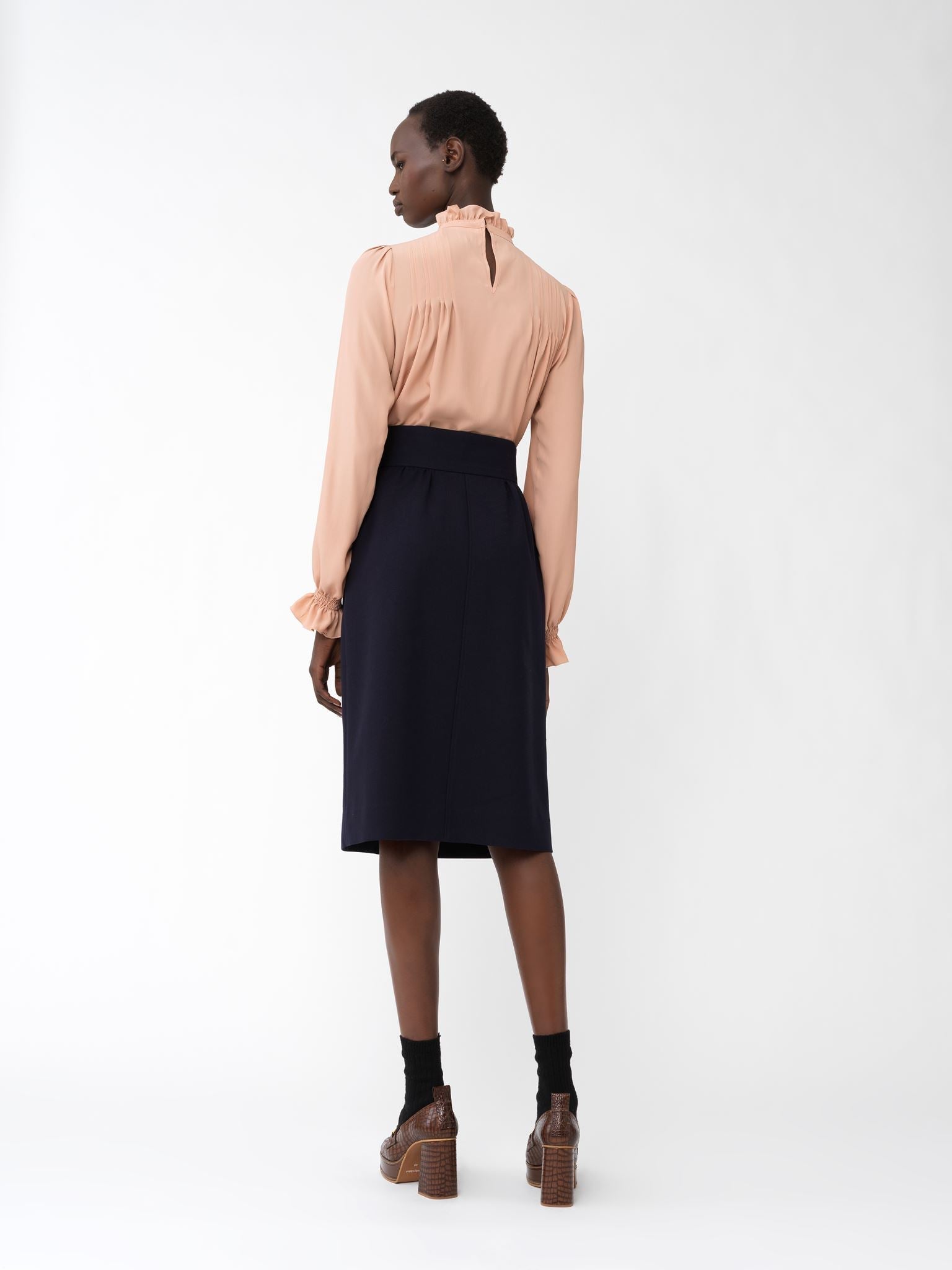 Jupe crayon - Ink Navy