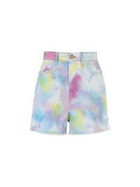 Short à imprimé Tie & Dye - Multicolor