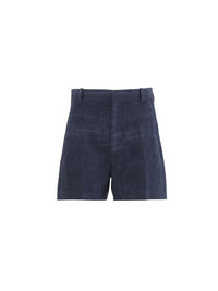 Short costume en lin - Deep Ocean
