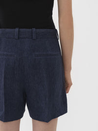 Short costume en lin - Deep Ocean