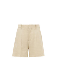 Short costume en lin - Brun Secret