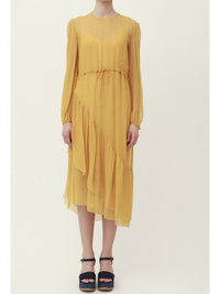 Robe en soie - Musk Yellow