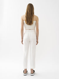 Pantalon costume court en soie - Iconic Milk