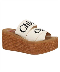 Mules espadrilles compensées Woody - Soft Tan