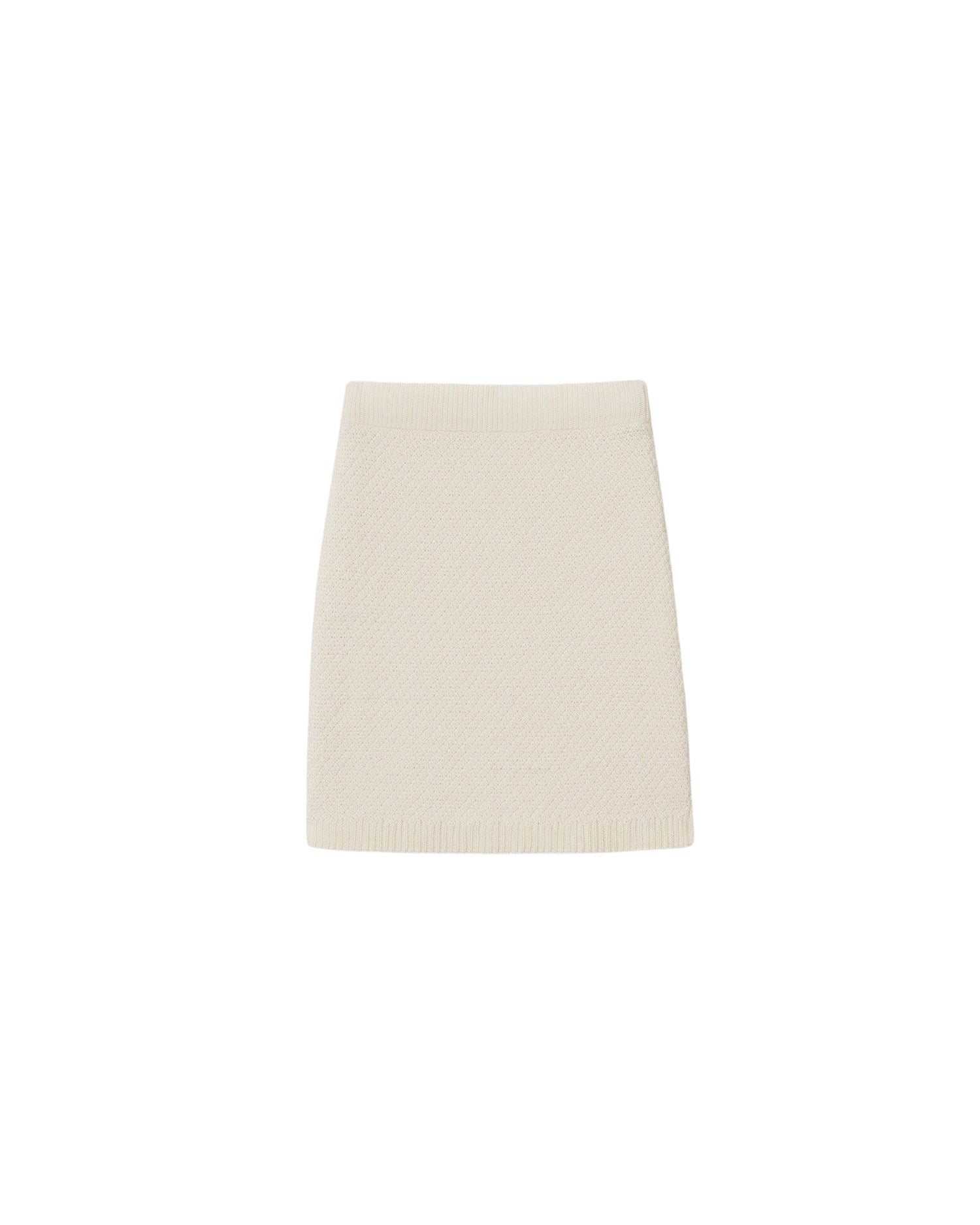 Jupe midi Veerle en maille - Creme
