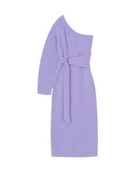 Robe pull Maree asymétrique - Lilac