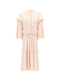 Robe fluide à manches courtes - Smoky Rose