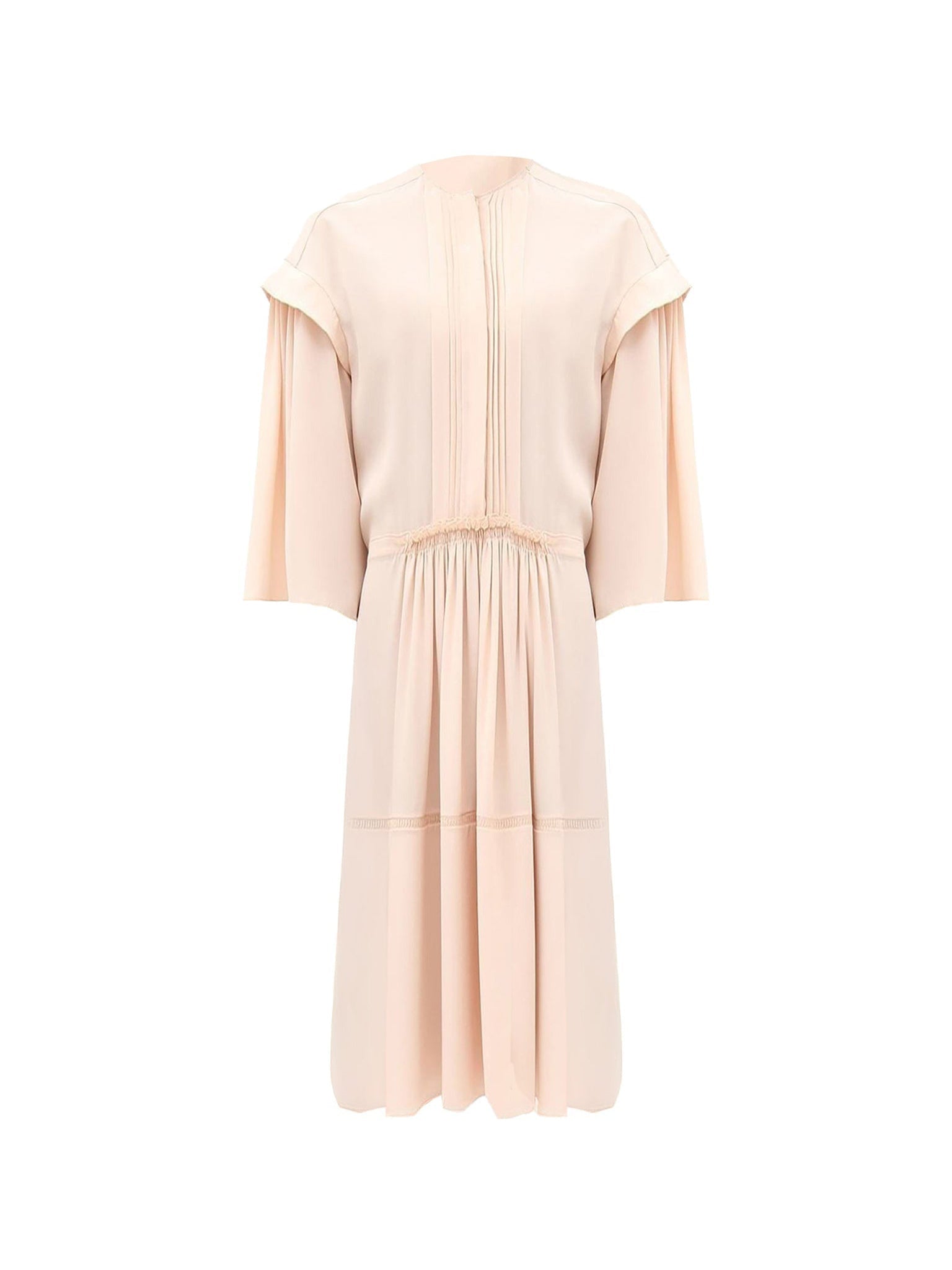 Robe fluide à manches courtes - Smoky Rose