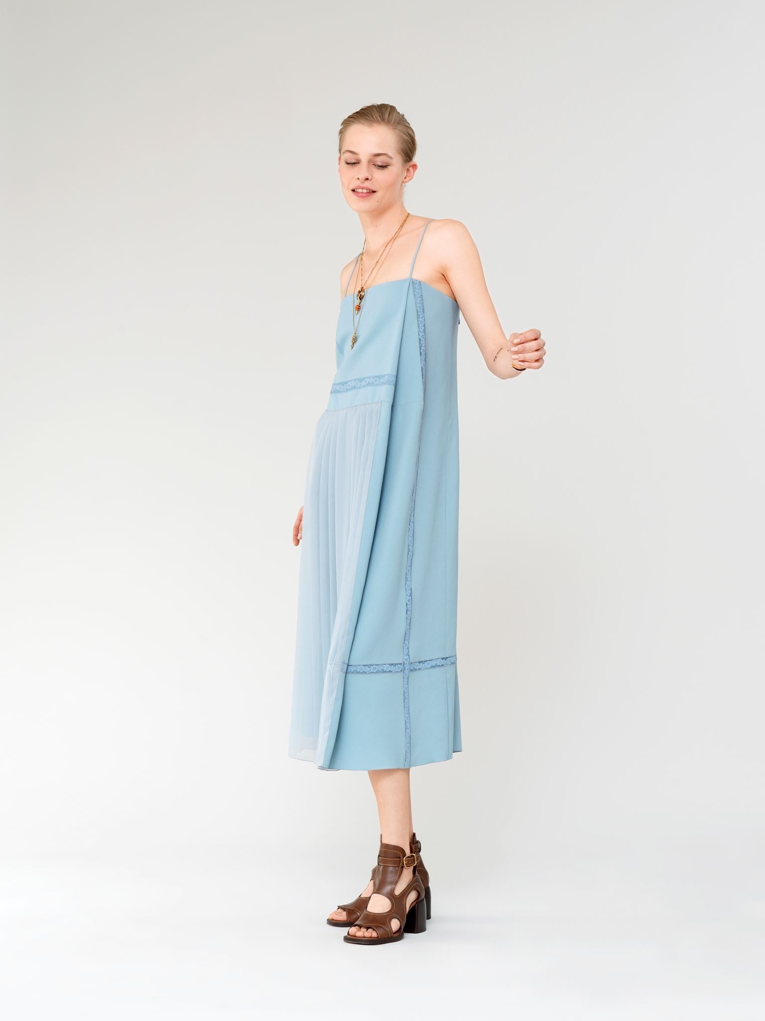 Robe fines bretelles - Shady Blue