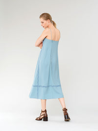 Robe fines bretelles - Shady Blue