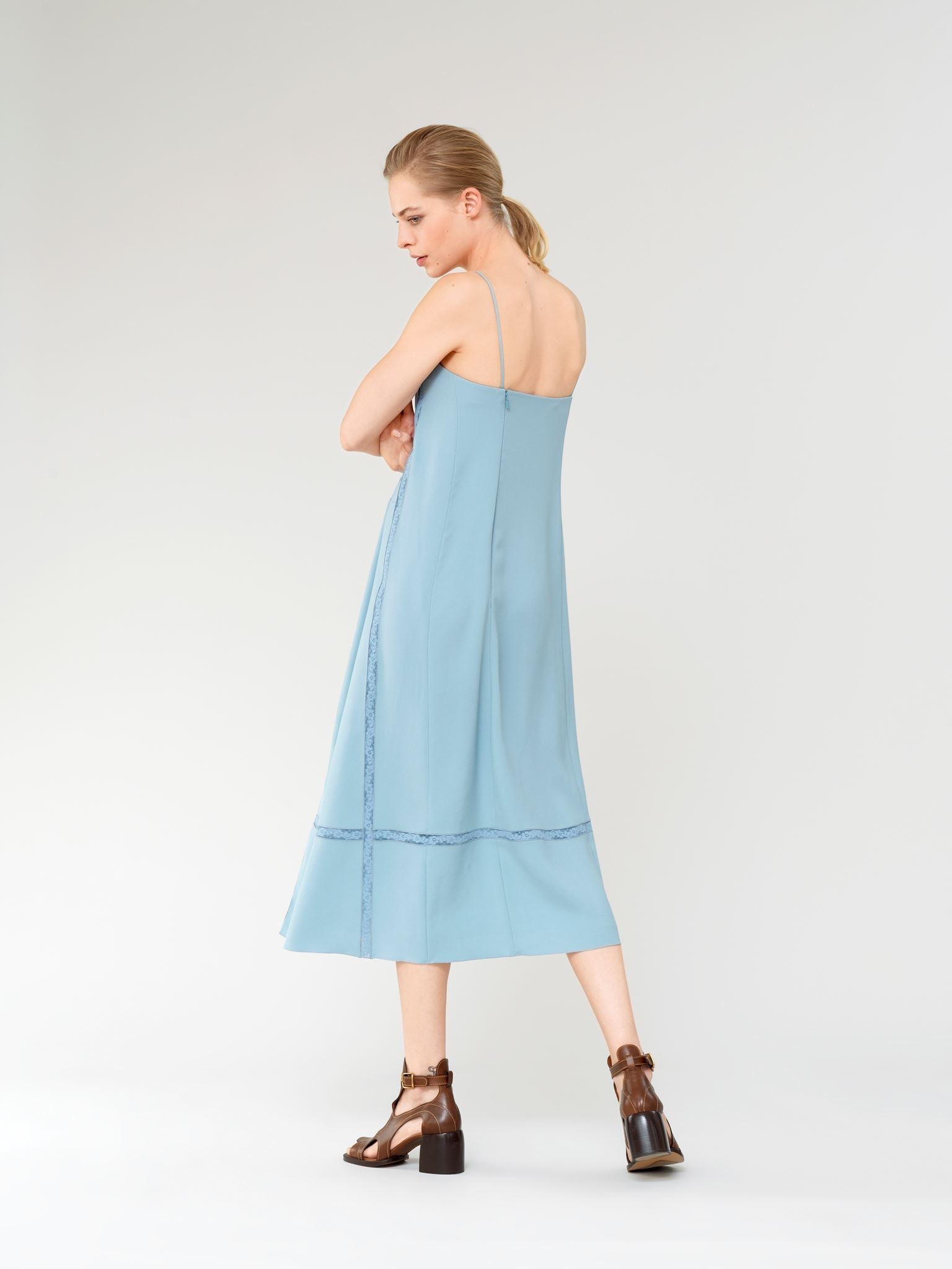 Robe fines bretelles - Shady Blue