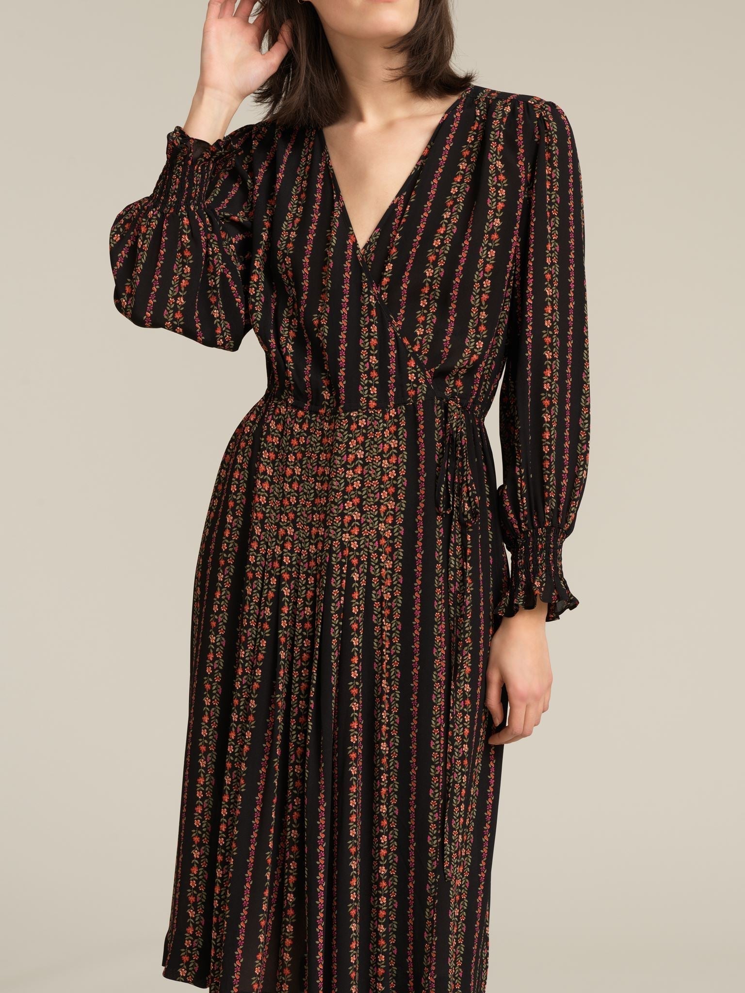 Robe portefeuille - Multicolor Black