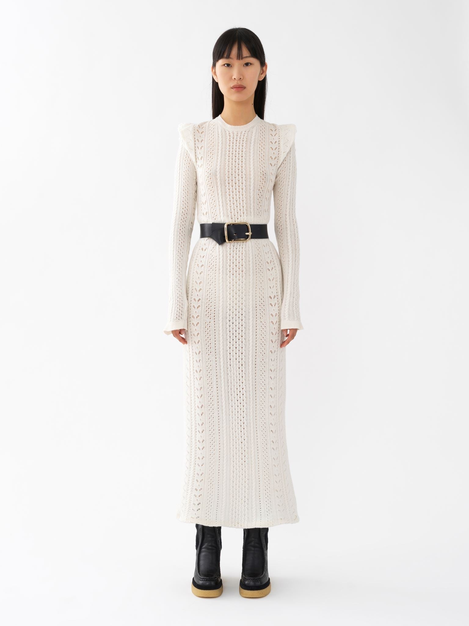 Robe manches longues en laine - Snow White