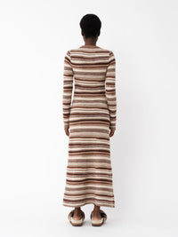 Robe manches longues en cachemire - Multicolor Grey