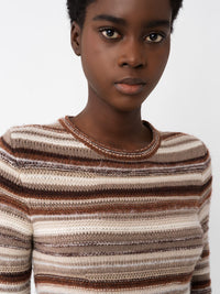 Robe manches longues en cachemire - Multicolor Grey