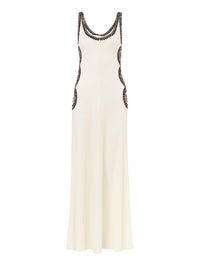 Robe sans manches en laine - Poudre Blanche