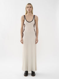 Robe sans manches en laine - Poudre Blanche