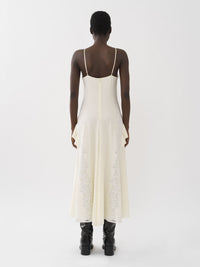 Robe lingerie en soie - Coconut Milk