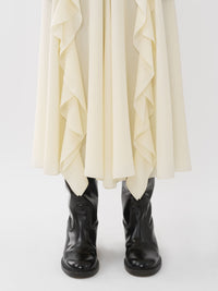 Robe lingerie en soie - Coconut Milk