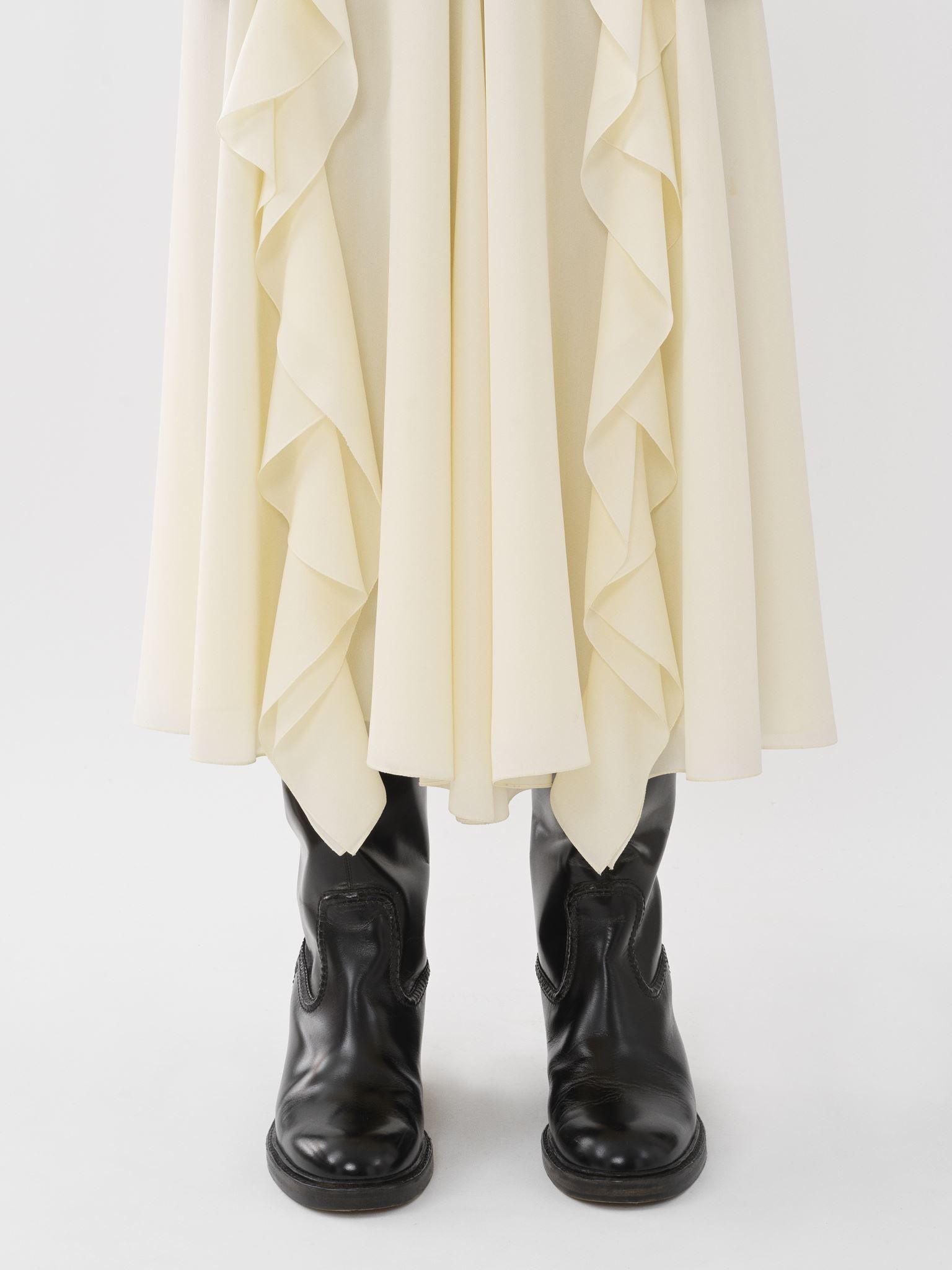 Robe lingerie en soie - Coconut Milk