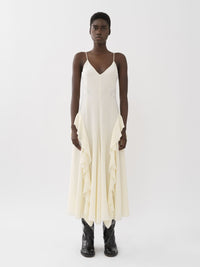 Robe lingerie en soie - Coconut Milk