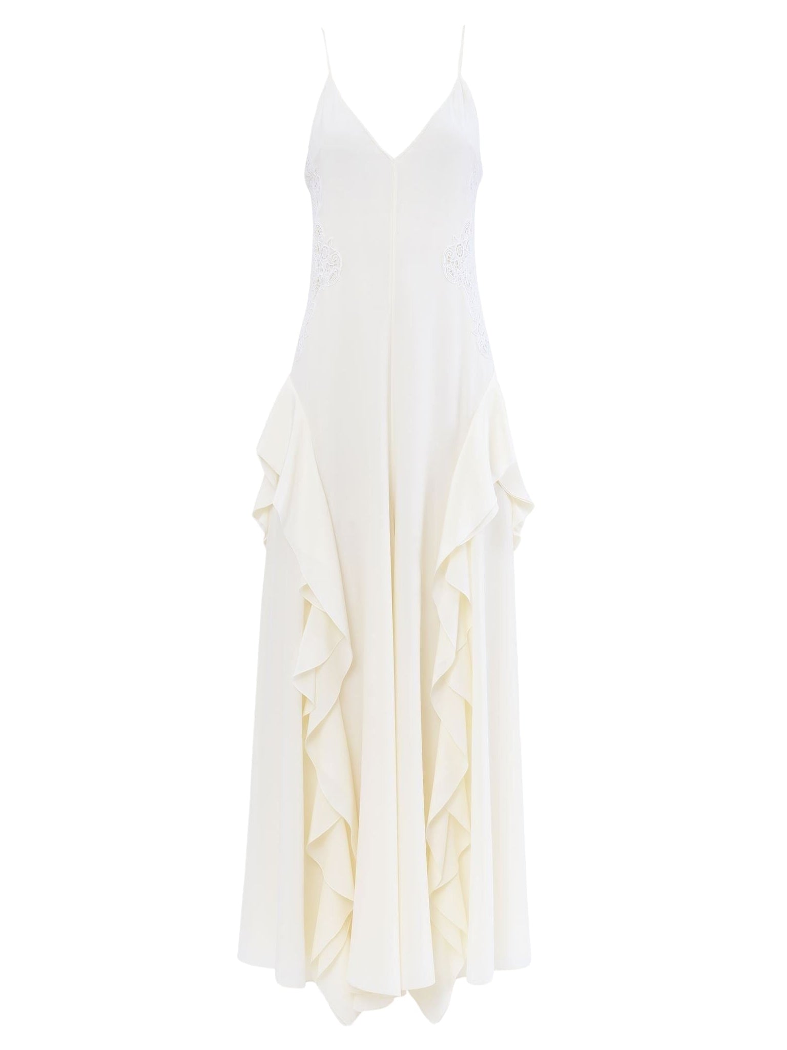 Robe lingerie en soie - Coconut Milk