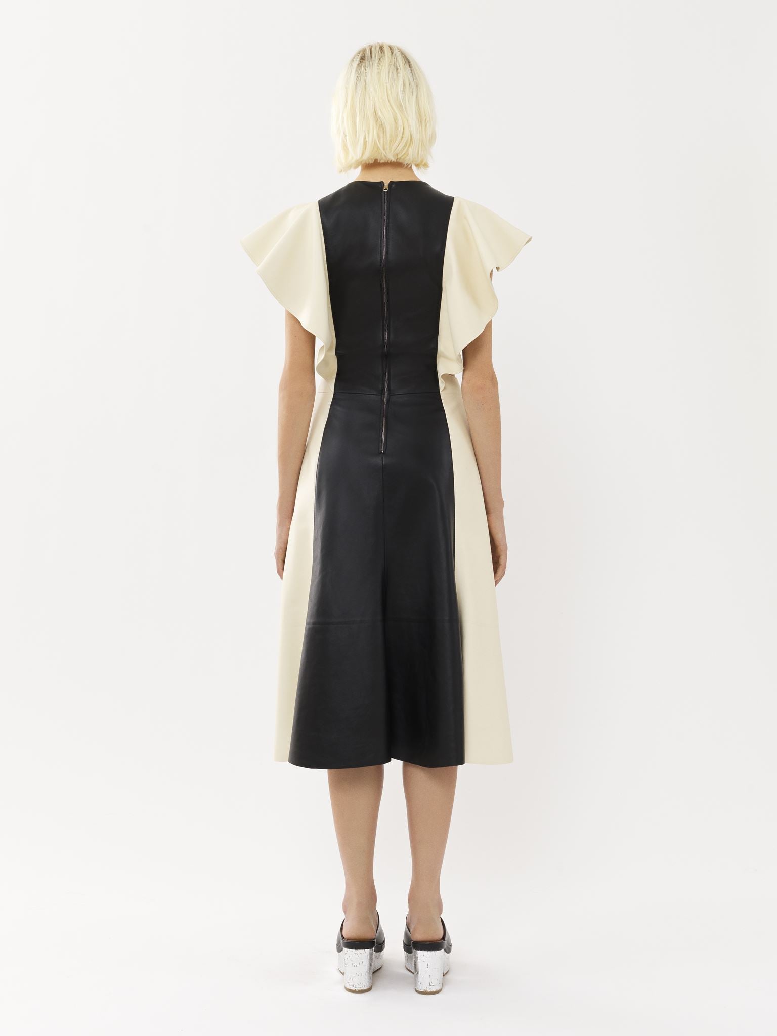 Robe en cuir - Black & White