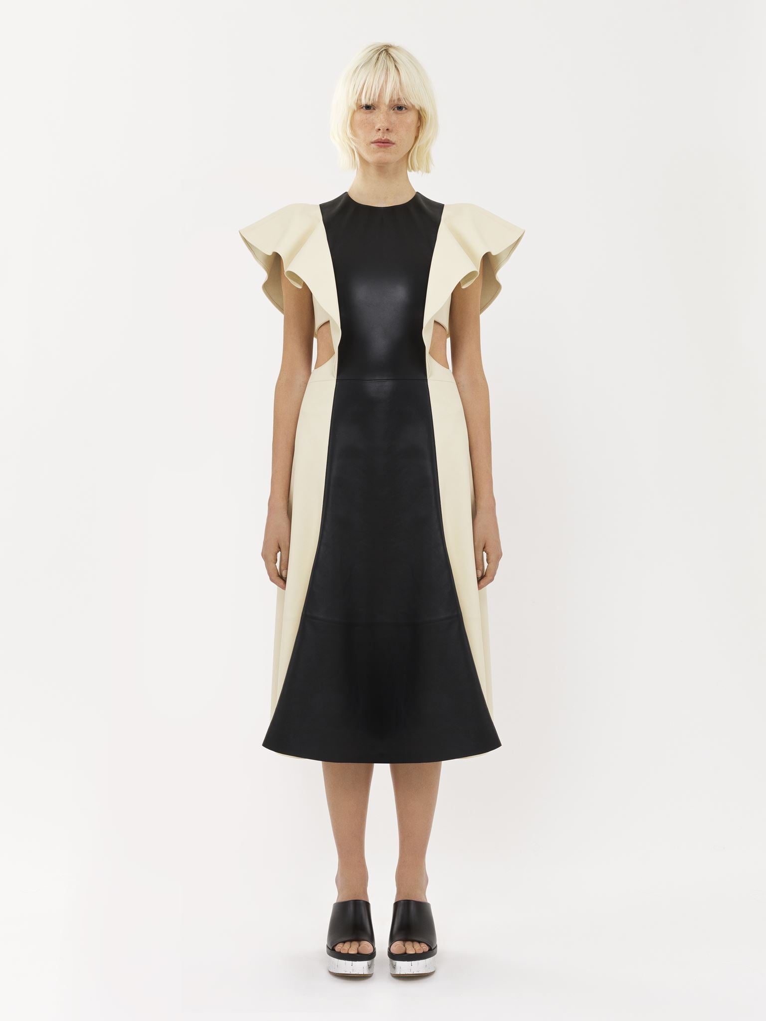 Robe en cuir - Black & White