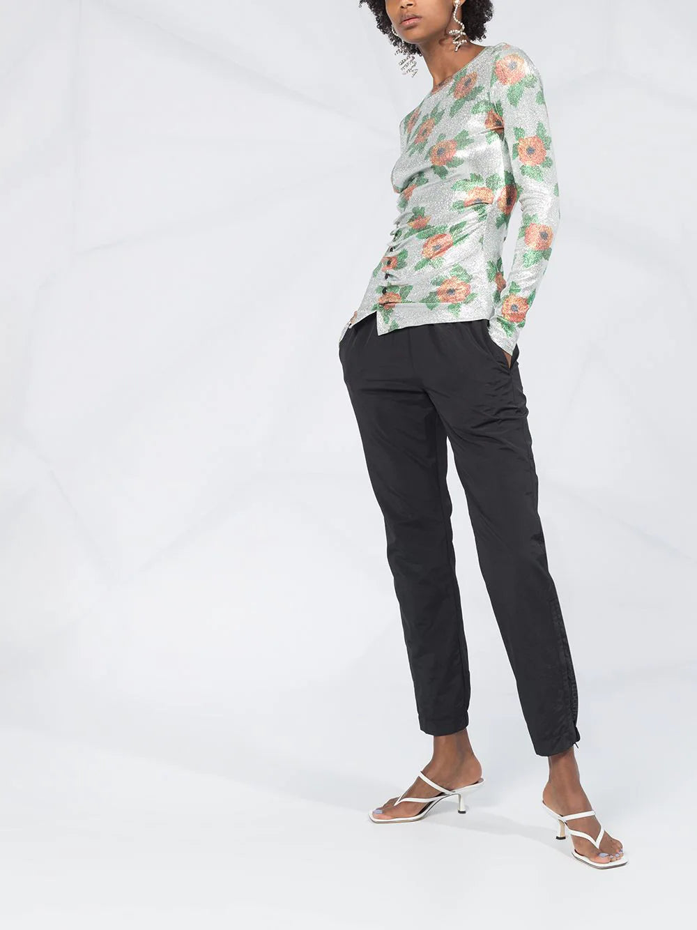 Pantalon de jogging à cordon - Black
