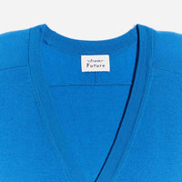 Cardigan en laine superfine - Denim Blue