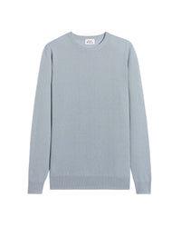 Pull à col rond fin en cachemire - Cloud Blue