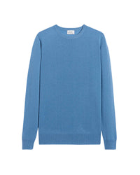 Pull à col rond fin en cachemire - Pastel Blue