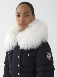 Doudoune longue - Iconic Navy
