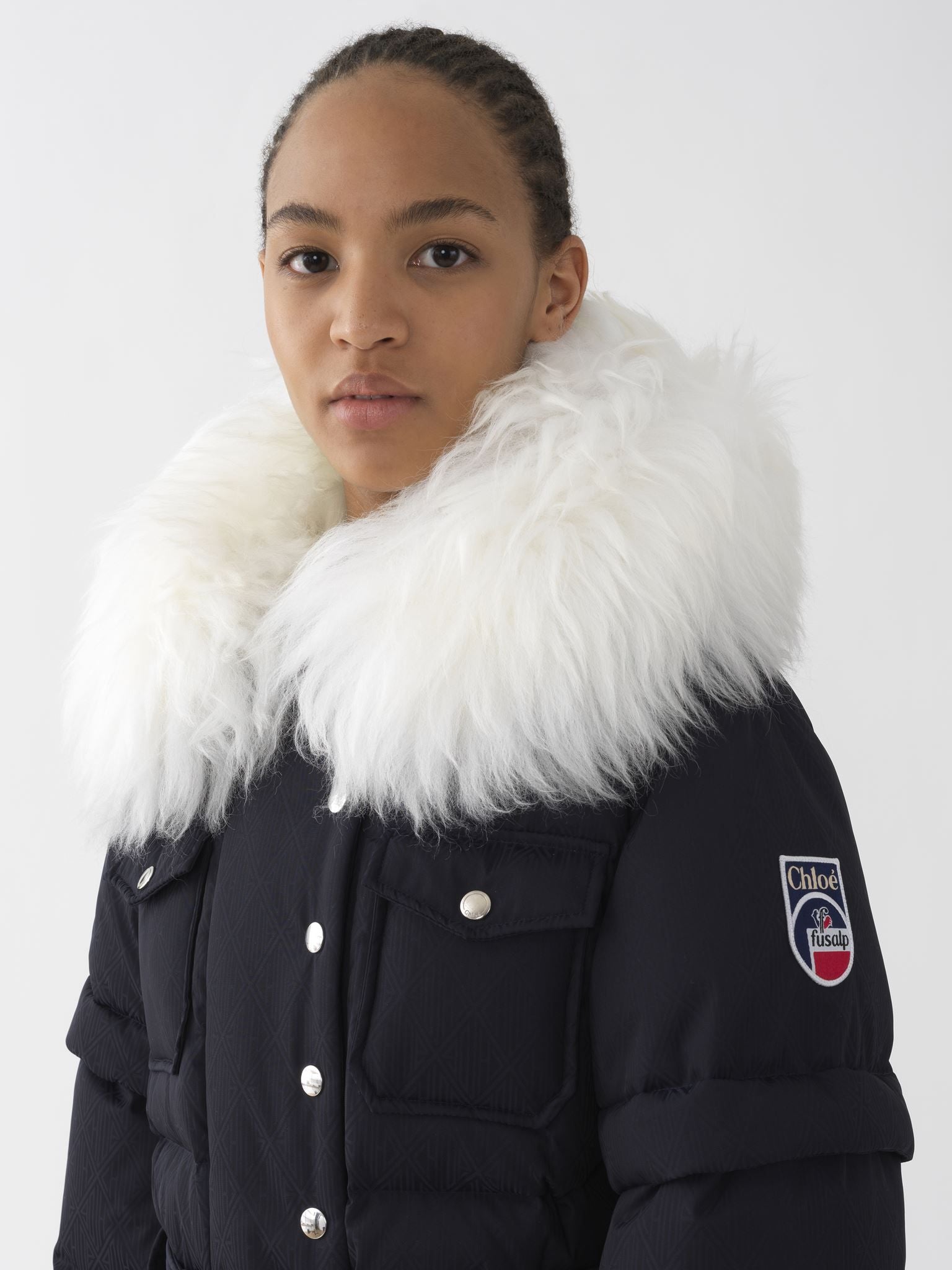 Doudoune longue - Iconic Navy