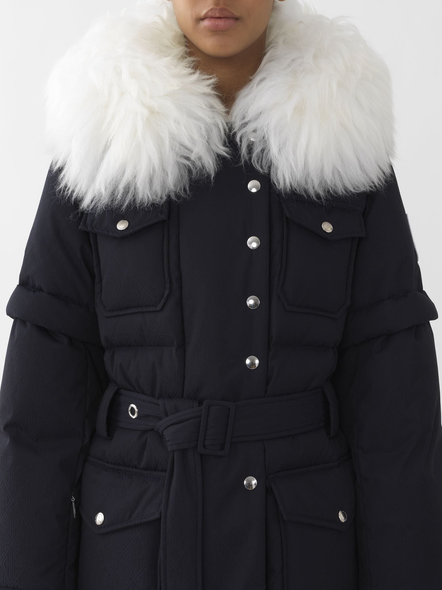 Doudoune longue - Iconic Navy