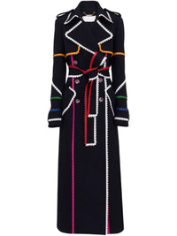 Manteau en gabardine de laine - Ink Navy