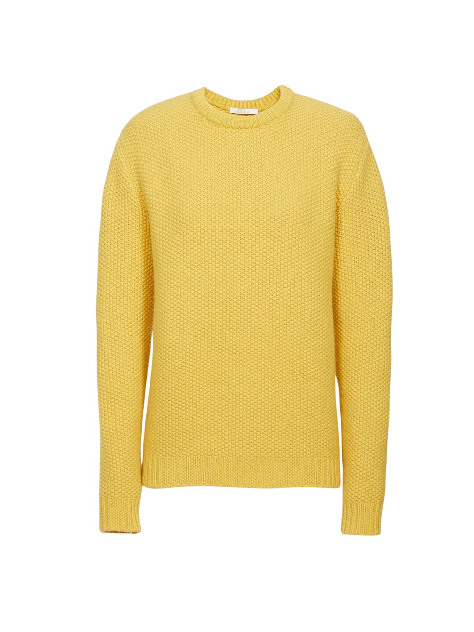 Pull ample en cachemire - Jaune Joyeux