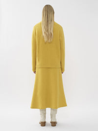 Pull ample en cachemire - Jaune Joyeux