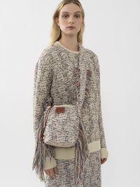 Pull ample en laine - Blanc Antique