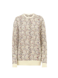 Pull ample en laine - Blanc Antique