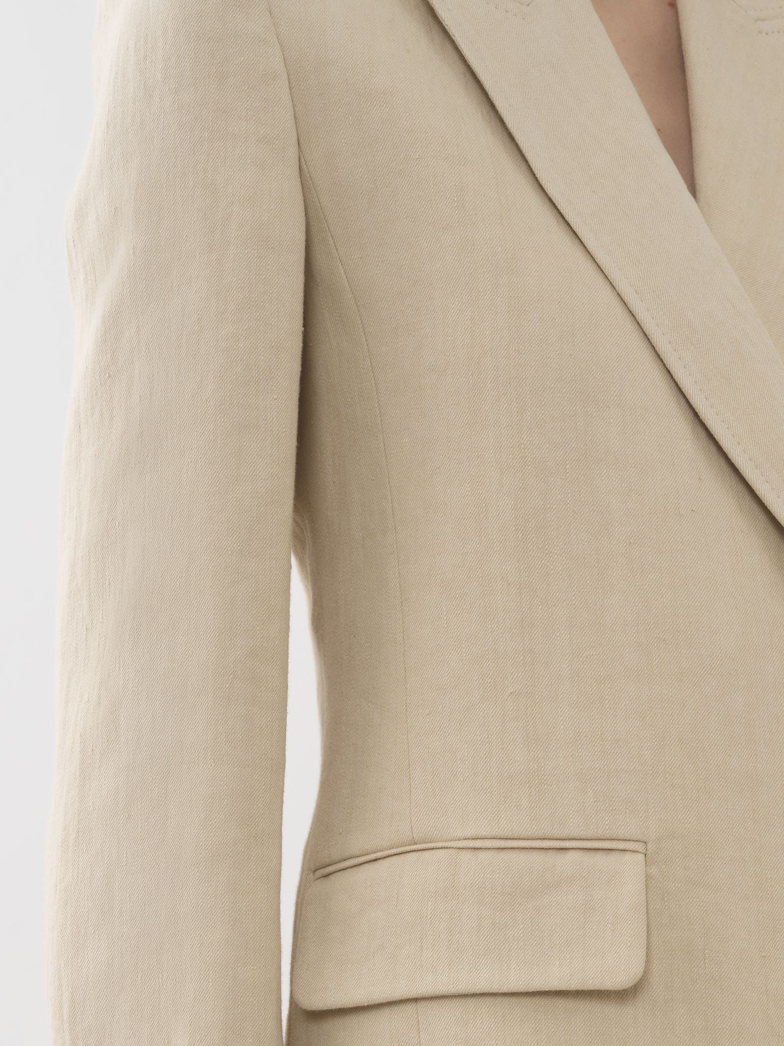 Veste blazer en lin - Secret Brown