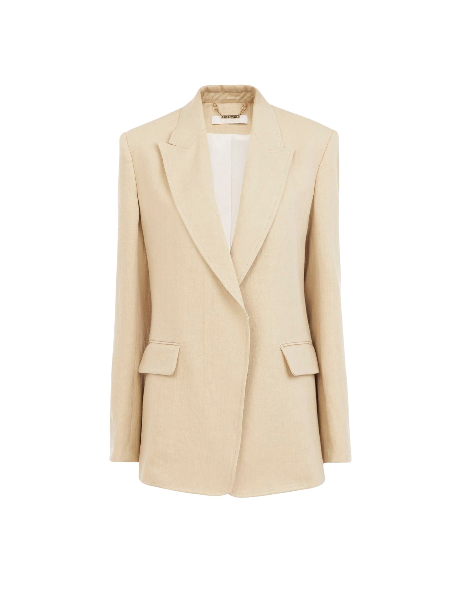 Veste blazer en lin - Secret Brown