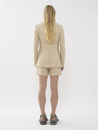 Veste blazer en lin - Secret Brown