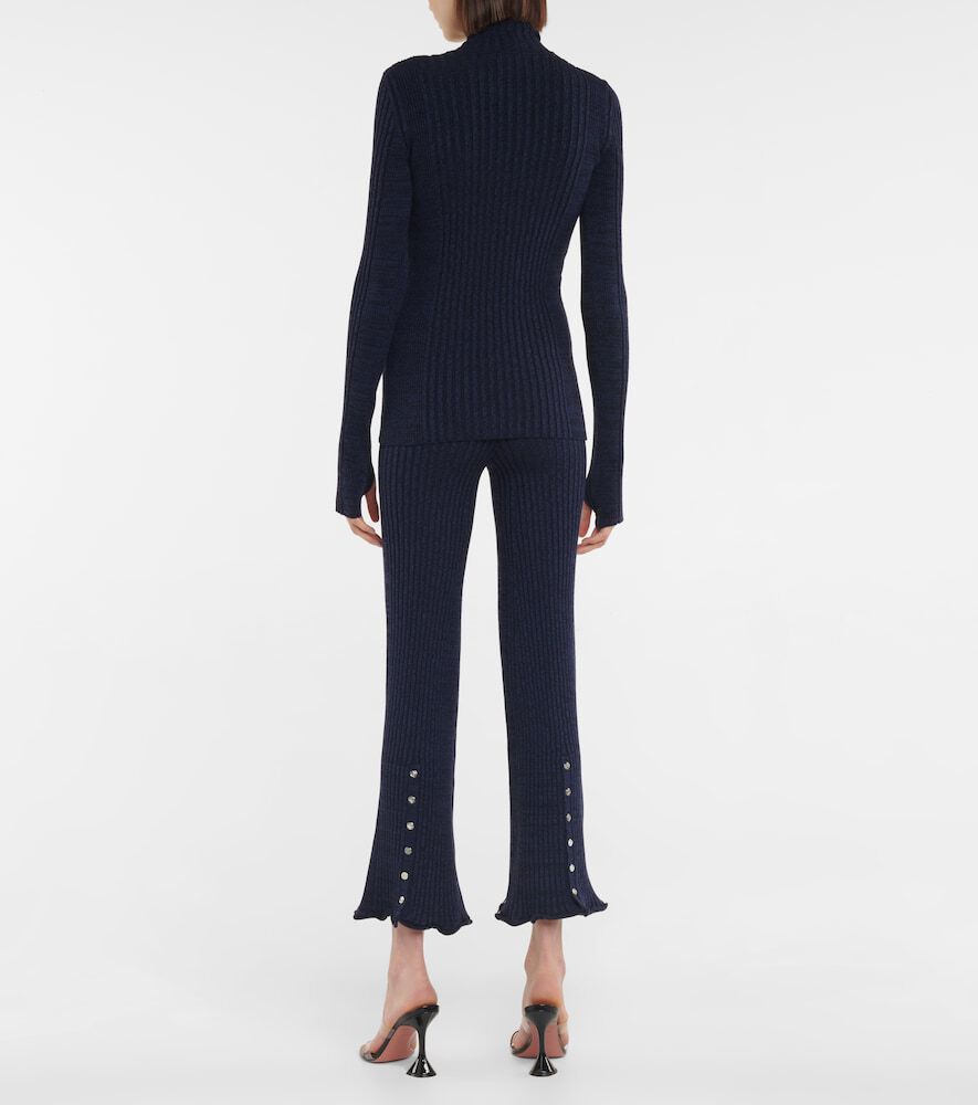 Pantalon côtelé en laine - Blue & Navy