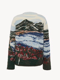 Pull ample en laine - Rouge Coquelicot